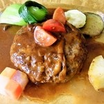 洋食屋シカレ - ハンバーグステーキ200g1280円