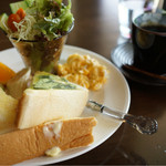 ルチャナ - 料理写真:モーニングセット550円
