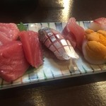 よねさん - ＜2016年6月再訪＞刺身盛り合わせ
