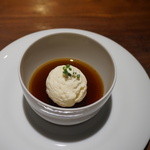 エニェ - マルティーニのジュレとペドロヒメネス風味のクリームチーズ