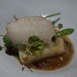 豚足と朝掘り筍