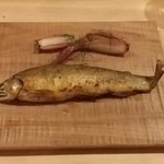 ワインバールケ - 【H28.6.3】鮎のコンフィ９００円。