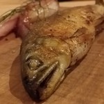 ワインバールケ - 【H28.6.3】鮎のコンフィ９００円。