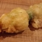 ワインバールケ - 【H28.6.3】花ズッキーニのフリット１０００円。