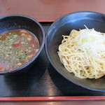 新月 - 【つけ麺　(並)　1.5玉　ご飯割りセット　９２０円】