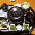 まるや - 特上ひつまぶし、肝吸い、茶わん蒸し