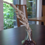 みかげ茶屋 - 季節の草花が一輪ざしに・・・秋らしい♪