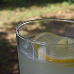 みかげ茶屋 - 食後はテラスでジンジャエールを。これも自家製！