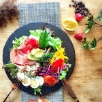 Harold & Co - 《LUNCH》１５種具材のサラダボール　特製ドレッシング -15Vegetables Salad Bowl-