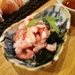 嬉々 わらまさ - カニ身むき身酢350円