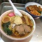 醤油屋本店・別館 おとん食堂 - 【2016年03月】半かつ丼セット＠890円。