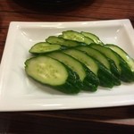 酒楽座 山三 - キュウリぬか漬け