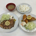 孤独のグルメseason5第九話 千葉県いすみ市大原のブタ肉塩焼ライスとミックスフライ 登場店舗 By さすらいの旅人 全国各地孤独のグルメ 閉店 源氏食堂 大原 定食 食堂 食べログ