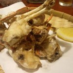 ん。 - ソフトシェルクラブの唐揚げ・・。