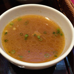 草木万里野 - セットのスープ