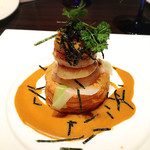 KAZAN - 近海生うにと直火帆立貝のミルフィーユ