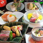 四季旬菜 ふくふく - 料理写真:和牛付きコース料理