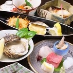 Shiki Shunsai Fukufuku - 春のコース料理（蛤天ぷら）