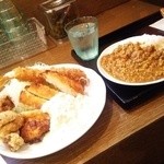 チキン南蛮ミックスおかず690円 本格キーマカレーミニ290円