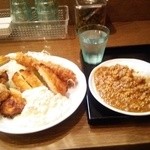 チキン南蛮ミックスおかず690円 本格キーマカレーミニ290円