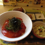 くわっちぃー - まぶだち丼  マグロと海ぶどう