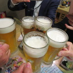 梅田産直市場 - 199円の激安生中で乾杯！