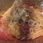 中華そば くにまつ - 白ネギに山椒たっぷり