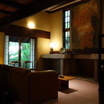 山荘無量塔 - 部屋。天井がとても高い