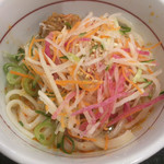 Nakau - 5種野菜の冷やし坦々うどん（小） ¥340