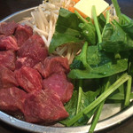 肉屋の正直な食堂 - 牛サイコロガーリックステーキ ¥950