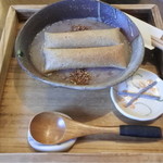 生粉焼きぜんざい