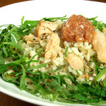 三文魚和梅子紫蘇的意式燉飯