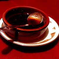 アピシウス - 【第11回グランメゾンチャリティーカレー】岩手県産短角牛のメンチカツカレー（1,000円）に添えられていた香り茸のソース