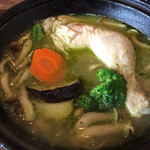 パスタとハンバーグ　オルガン屋 - ★★★★ グリーンカレー ランチ 鶏モモがほろほろに柔らかくでスープが美味しい！