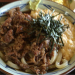 丸亀製麺 - 麦とろ牛ぶっかけ大盛り 