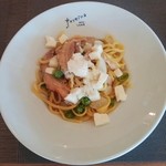 放牧豚のテルツィーナ風 恵庭スタイル リングイネ