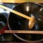 手造りうどん 楽々 - ごちそうさまでした