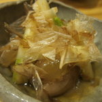 炭火串処 そうげん - みょうがとセロリの土佐酢漬け