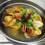 八昌 - あさり。旨みたっぷりのスープは残して…