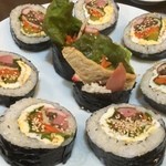 韓国伝統家庭料理 土房 - ごま油が香る韓国風のり巻き