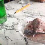 福田屋 - 溶けてきたアズキアイス