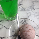 福田屋 - アズキアイスはすぐ溶ける