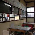 福田屋 - テーブルすらノスタルジックに見える