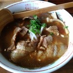 英吉亭 - 肉入り（黒）　にんにく入り