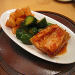 焼肉くにもと - キムチ盛り合わせ　1,000円