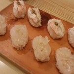 幸寿し 本店 - 白海老と毛蟹