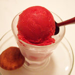 ラミティエ - ラズベリーシャーベット(525円)