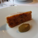 Restaurant Satoshi.F - 金目鯛　揚げナスと黒ニンニクのピュレ