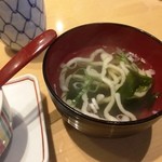 たつみ寿司 - おつゆ