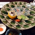 日本料理 対い鶴 - フグコースの時の1枚